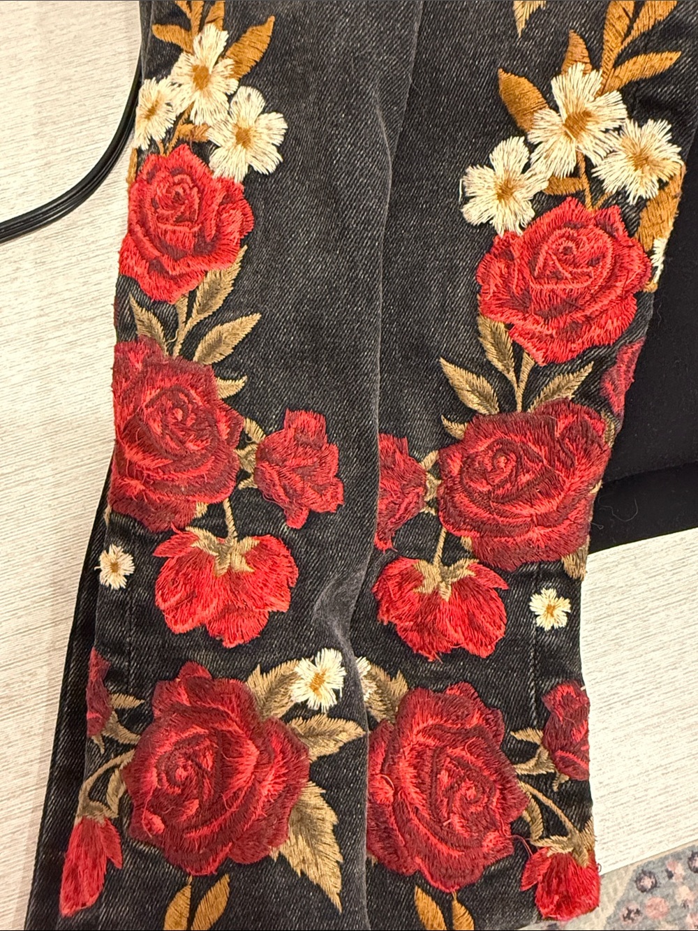Free People Driftwood Farrah Lovers Lane Flare Jeans 26 - Picture 10 of 10